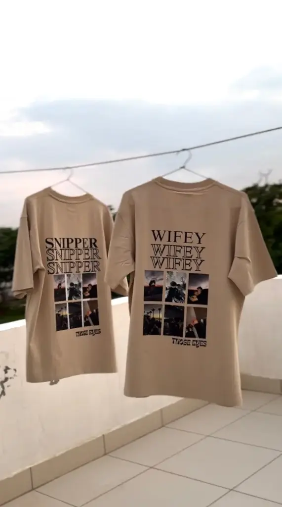 Snipper & Wifey combo oversized T-shirt 