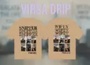Snipper & Wifey combo oversized T-shirt 