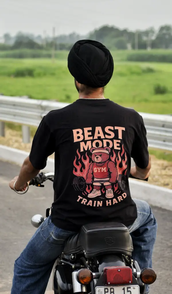 Beast Mode Gym oversized Tee (S)